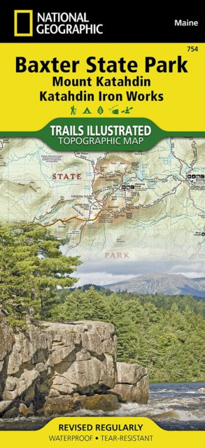 Baxter State ParkMount Katahdin  Trails Illustrated Other Rec Areas National Geographic Trails Illustrated Map