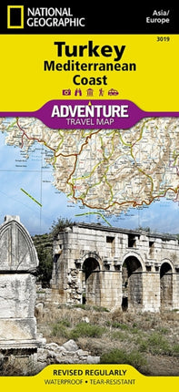 Turkey, Mediterranean Coast: Travel Maps International Adventure Map