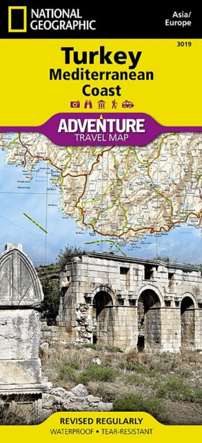 Turkey, Mediterranean Coast: Travel Maps International Adventure Map