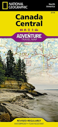 Canada Central: Travel Maps International Adventure Map