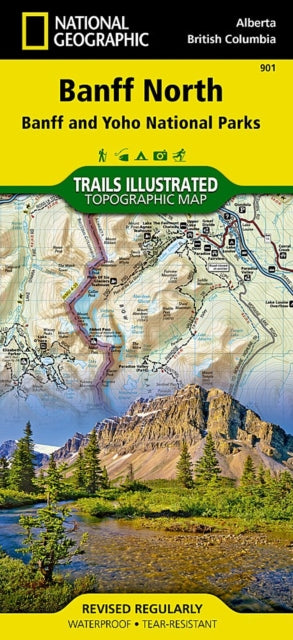 Banff North: Trails Illustrated National Parks