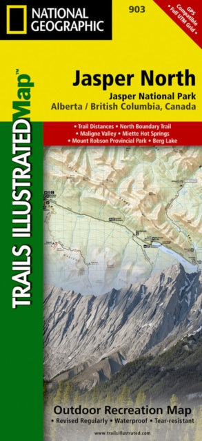 Jasper North: Trails Illustrated National Parks