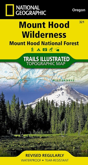 Mount Hood Wilderness Trails Illustrated Other Rec Areas National Geographic Trails Illustrated Map