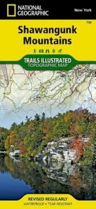 Shawangunk Mountains  Trails Illustrated Other Rec Areas National Geographic Trails Illustrated Map