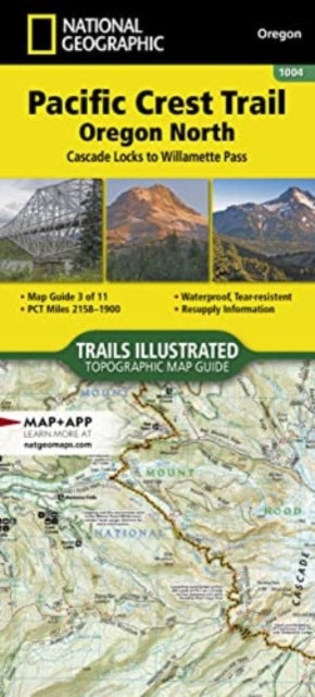 Pacific Crest Trail, Oregon North: Topographic Map Guide