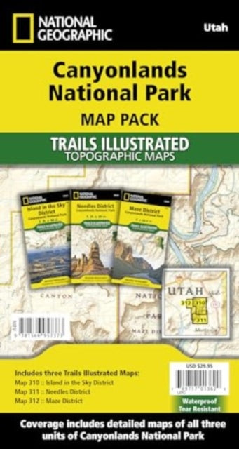 Canyonlands National Park Map Pack Bundle