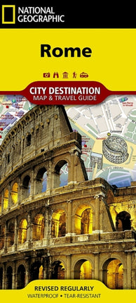 Rome National Geographic Destination City Map