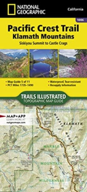 Pacific Crest Trail: Klamath Mountains Map [siskiyou Summit To Castle Crags]