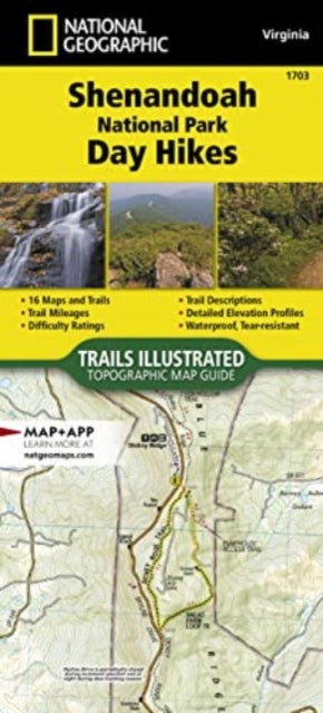 Shenandoah National Park Day Hikes Map