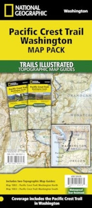 Pacific Crest Trail Washington Map Pack Bundle