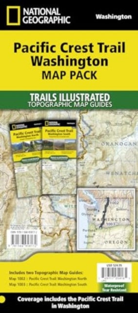 Pacific Crest Trail Washington Map Pack Bundle