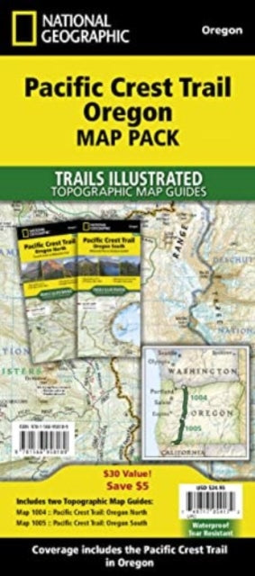 Pacific Crest Trail Oregon Map Pack Bundle