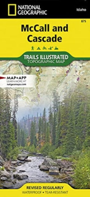 McCall Salmon River Mountains Map