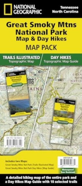 Great Smoky Mountains National Park Map  Day Hikes Map Pack Bundle