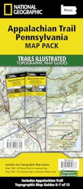 Appalachian Trail Pennsylvania Map Pack Bundle