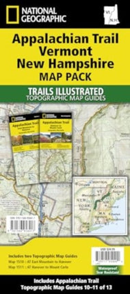 Appalachian Trail Vermont New Hampshire Map Pack Bundle