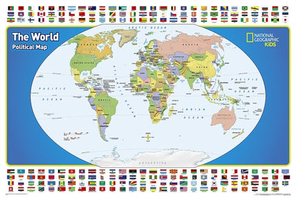World For Kids Map, The [tubed]