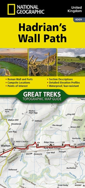 Hadrians Wall Path Map
