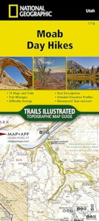 Moab Day Hikes Map