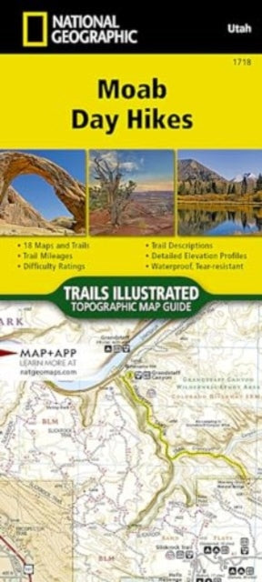 Moab Day Hikes Map