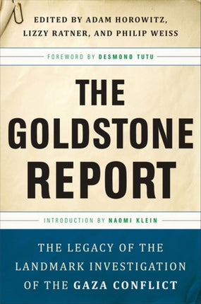The Goldstone Report The Legacy of the Landmark