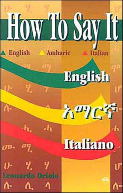 How To Say It English/amharic/italian