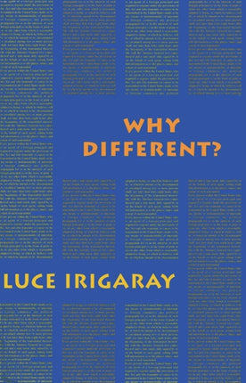 Why Different?: A Culture of Two Subjects