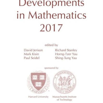 Current Developments in Mathematics, 2017