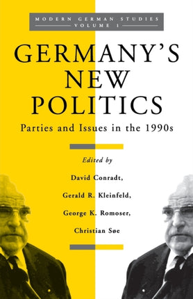 Germany's New Politics: Parties and Issues in the