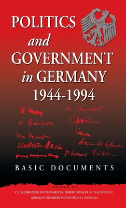 Politics and Government in Germany, 1944-1994: