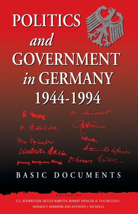 Politics and Government in Germany, 1944-1994: