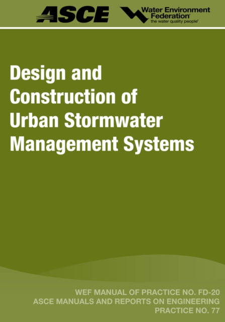 Design and Construction of Urban Stormwater