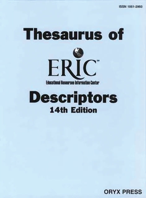 Thesaurus of ERIC Descriptors, 14th Edition