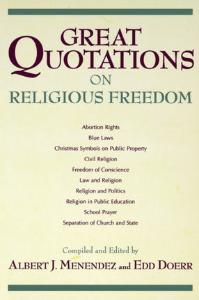 Great Quotations on Religious Freedom