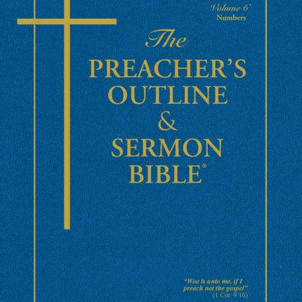 Preacher's Outline & Sermon Bible-KJV-Numbers