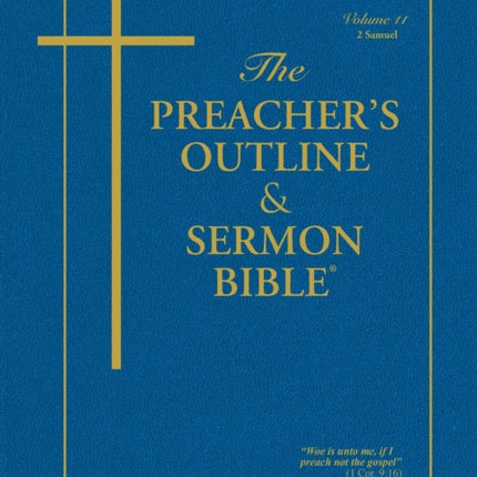 Preacher's Outline & Sermon Bible-KJV-2 Samuel