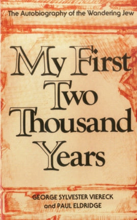 My First Two Thousand Years: The Autobiography of