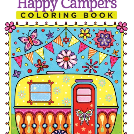 Happy Campers Coloring Book