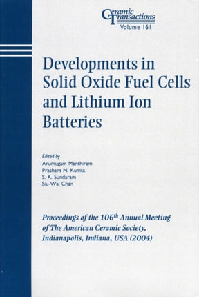 Developments in Solid Oxide Fuel Cells and