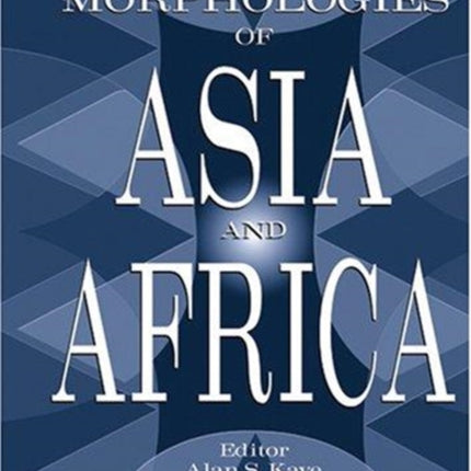 Morphologies of Asia and Africa