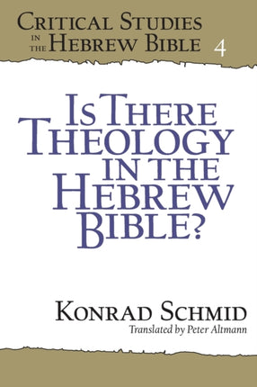 Is There Theology in the Hebrew Bible?