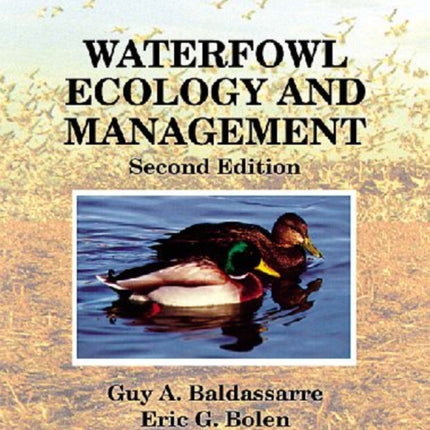 Waterfowl Ecology and Management
