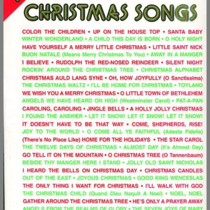 120 Best Known Christmas Songs PianoVocalGuitar