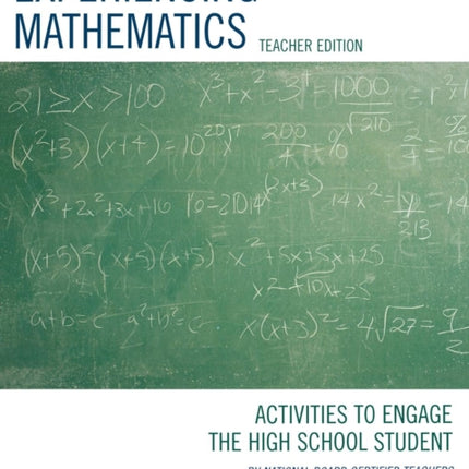 Experiencing Mathematics: Activities to Engage