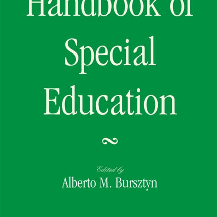 Handbook of Special Education