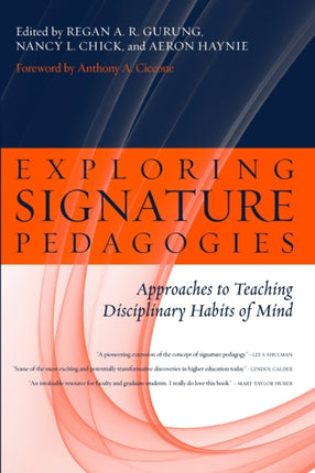 Exploring Signature Pedagogies: Approaches to