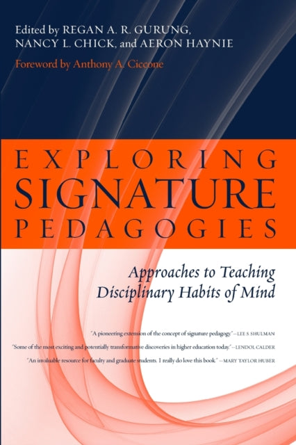 Exploring Signature Pedagogies: Approaches to