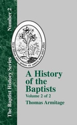 A History of the Baptists - Vol. 2