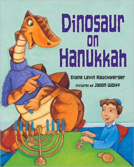 Dinosaur on Hanukkah