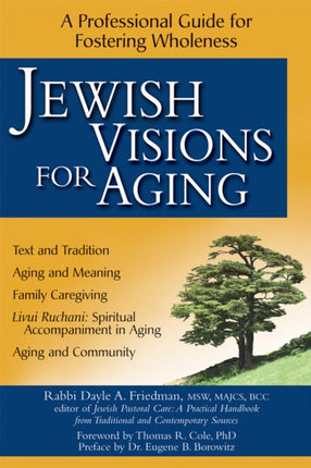 Jewish Visions for Aging: A Professional Guide to Fostering Wholeness